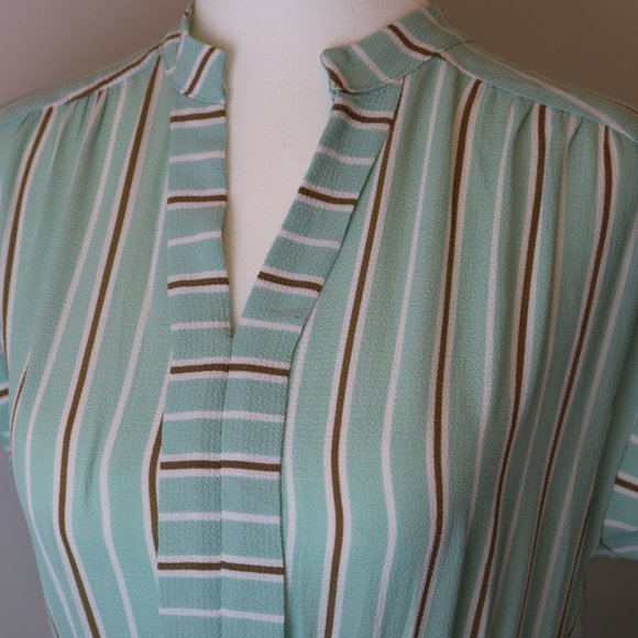 Beautiful Blue Striped Dress - Picture 7 of 12